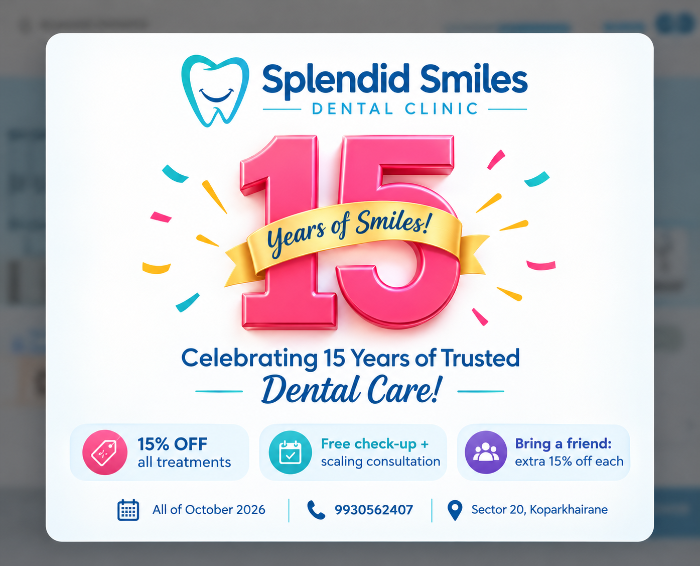 Celebrating 15 Years of Beautiful Smiles!